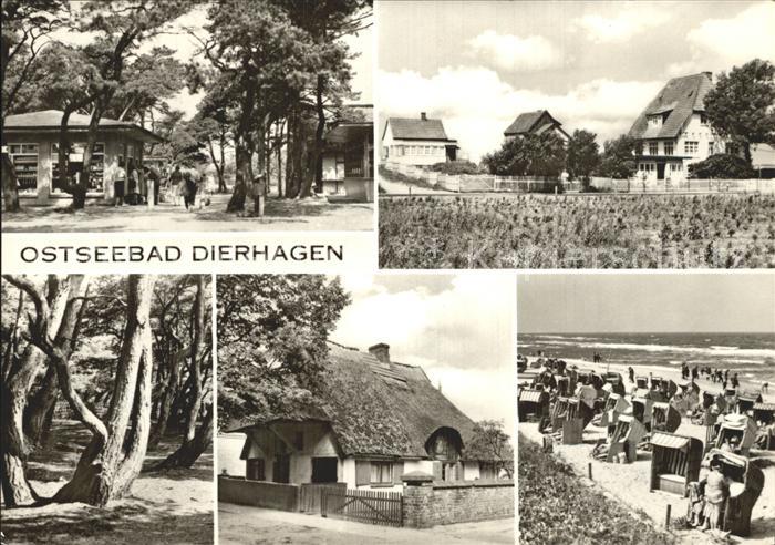 Dierhagen Ostseebad Strand Gebaeude Kiosk