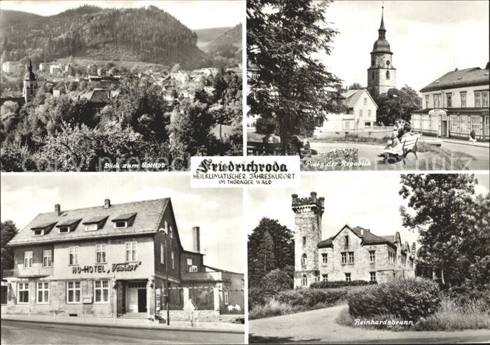 Friedrichroda Platz der Republick Reinhardsbrunn