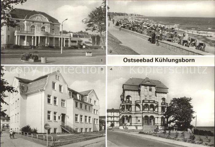 Kuehlungsborn Ostseebad FDGB-Meerwasserschwimmhalle Gaststaette Baltic Schloss a
