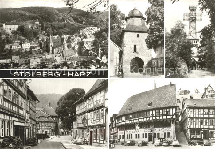 Stolberg Harz Ritterhof Josephshoehe Neustadtstrasse Rathaus