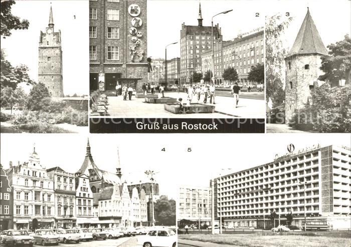 ROSTOCK CITY Kroepeliner Tor Lange Strasse Interhotel Warnow