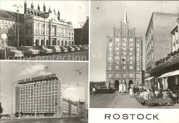 ROSTOCK CITY Ernst-Thaelmann-Platz Haus Gewerkschaften Ostseegaststaette