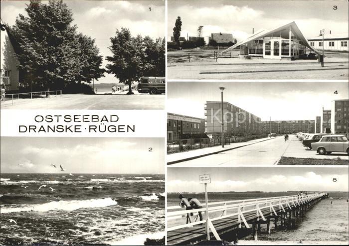 Dranske Strand Bus-Wartehalle Neubauviertel