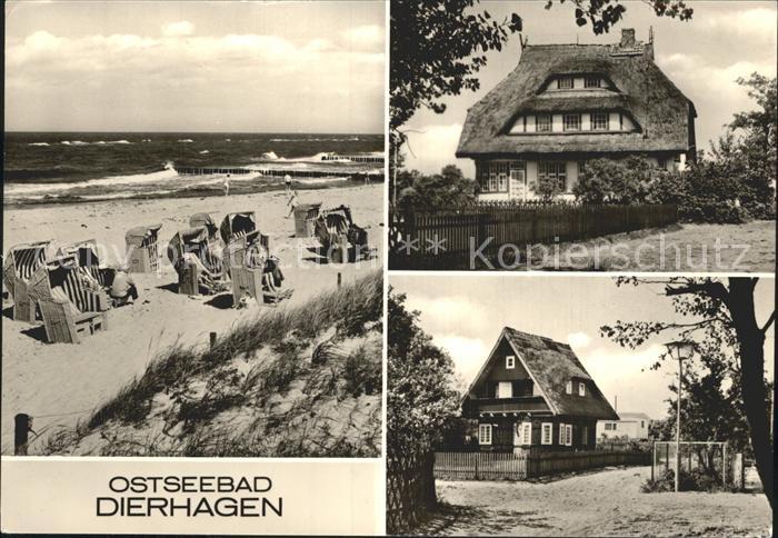 Dierhagen Ostseebad Strand Gebaeude