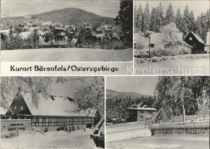 Baerenfels Erzgebirge Gasthof