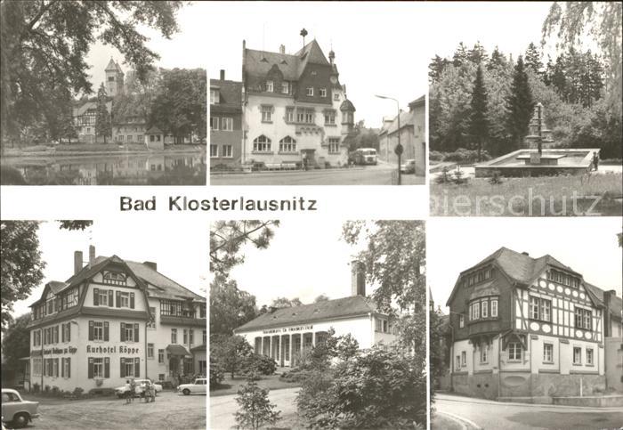 Bad Klosterlausnitz Kirche Rathaus Kurpark Kurhotel Koeppe