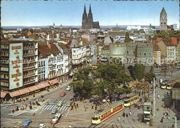Koeln Rhein Hahnentor Rudolfplatz Dom