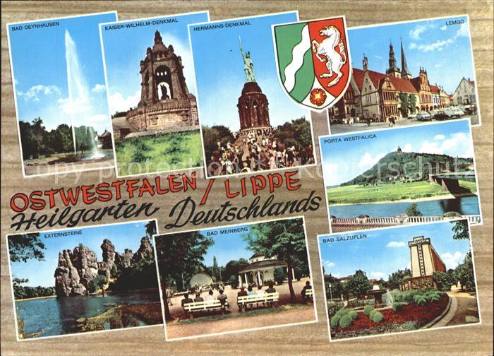 Bad Salzuflen Porta Westfalica Lemgo Hermanns-Denkmal