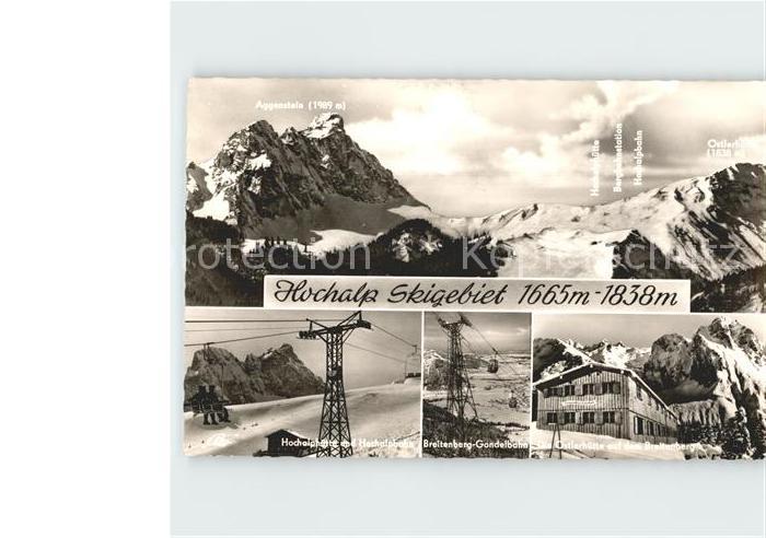 Pfronten Ostallgaeu Bayern Hochalp Skigebiet