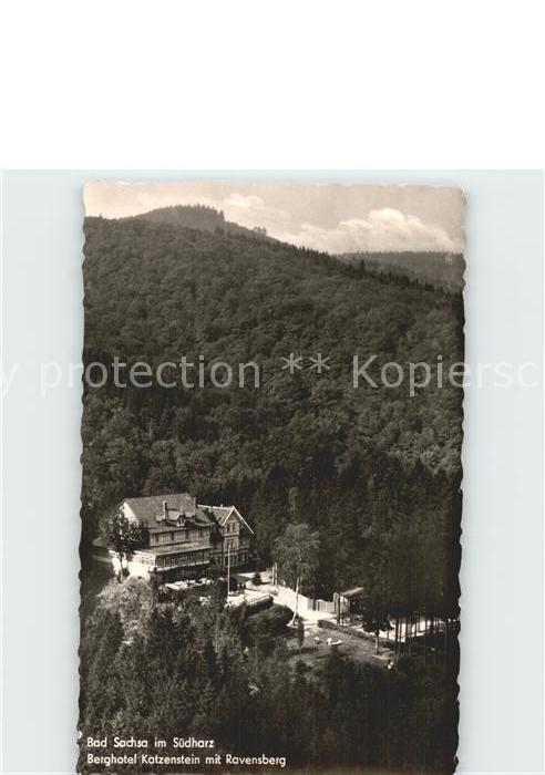 Bad Sachsa Harz Fliegeraufnahme Berghotel Katzenstein mit Ravensburg