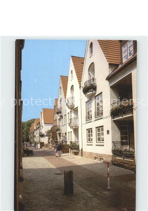 Husum Nordfriesland Schlossgang Strassenpartie