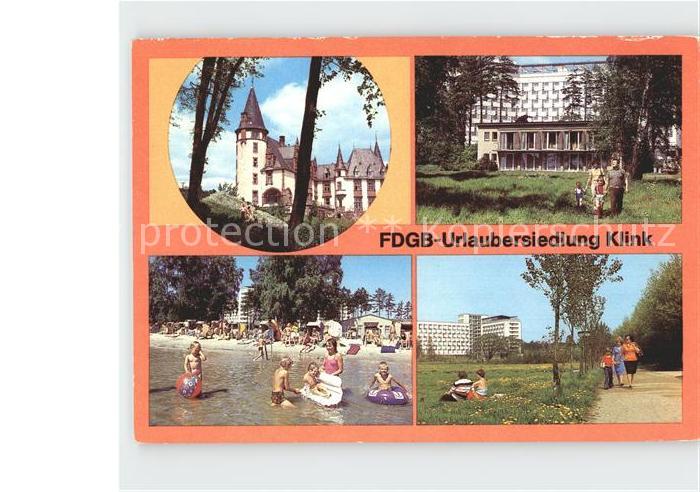 Klink Waren FDGB Urlaubersiedlung