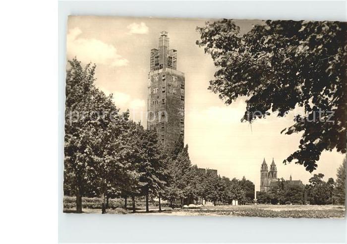 MAGDEBURG CITY Kulturpark Rote Horn Aussichtsturm