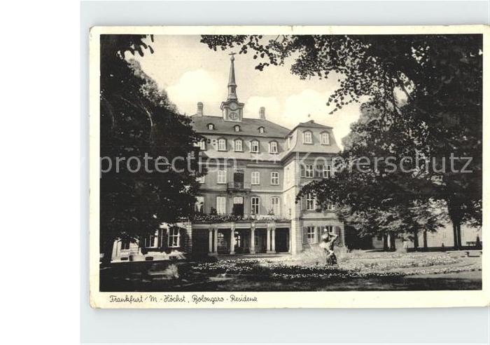 Frankfurt Main Bolongaro Residenz