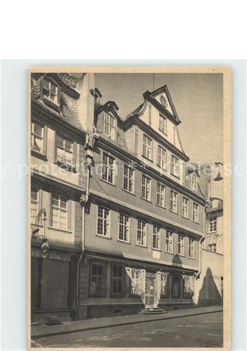 Frankfurt Main Goethe-Haus Grosser Hirschgraben