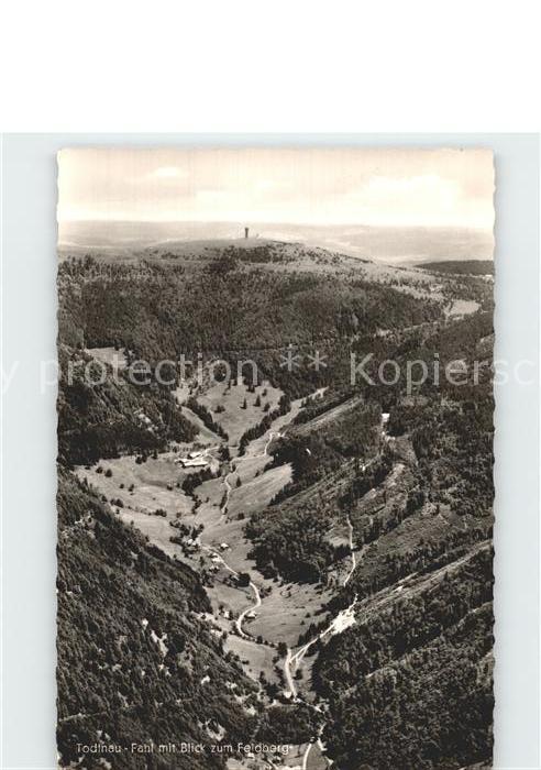 Todtnau Schwarzwald BW Fliegeraufnahme mit Feldberg
