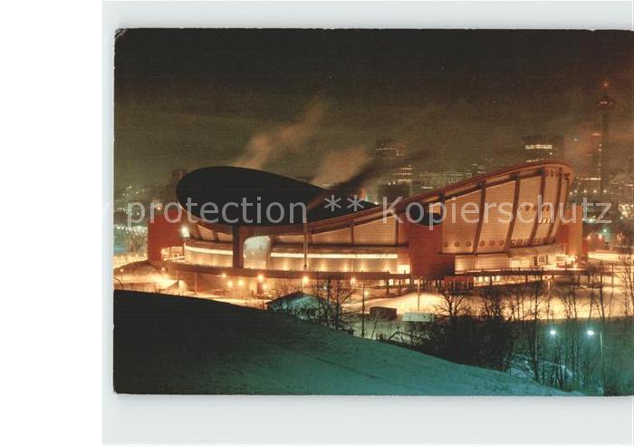 Calgary Saddledome bei Nacht