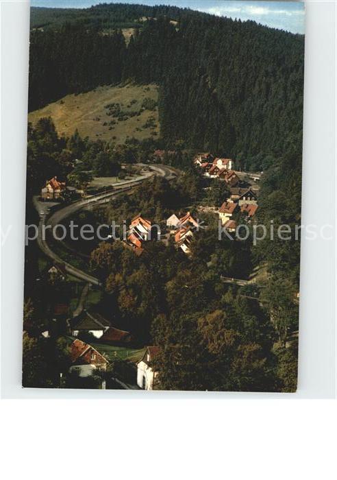 Wildemann Harz Goslar Niedersachsen Fliegeraufnahme Haldesiedlung