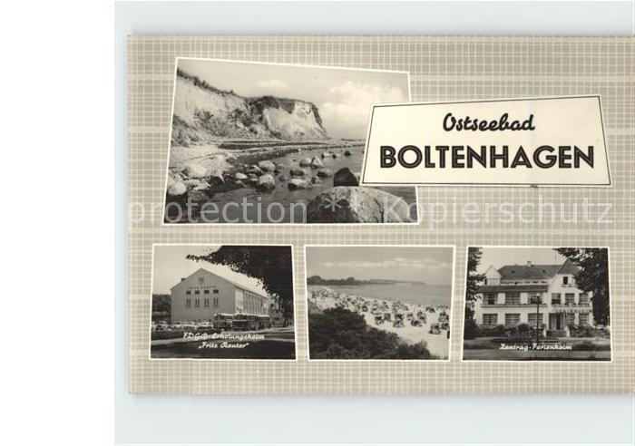 Boltenhagen Ostseebad Strand Steilkueste Ferienheime