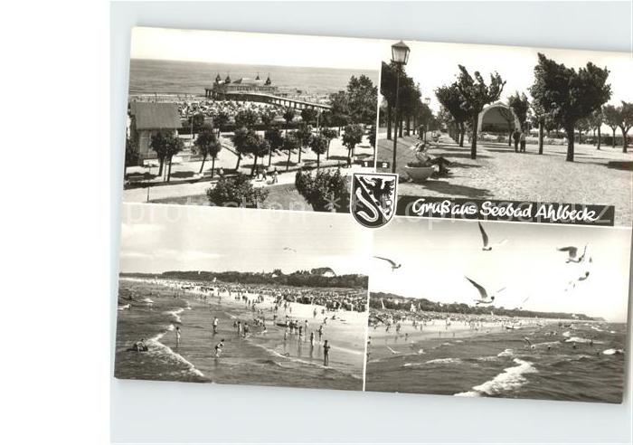 Ahlbeck Ostseebad Strand Konzertplatz Seebruecke