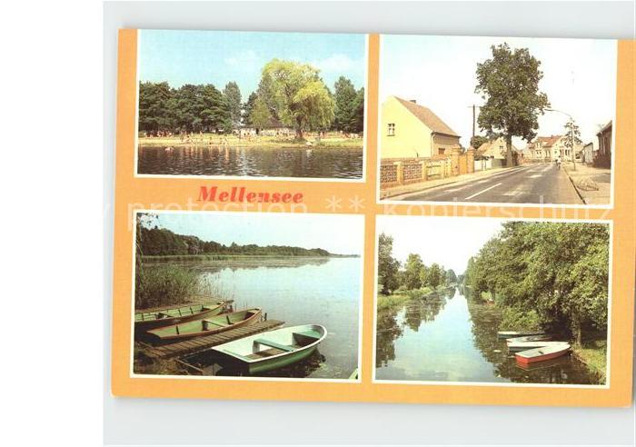 Mellensee Strand Nottekanal Strassenpartie