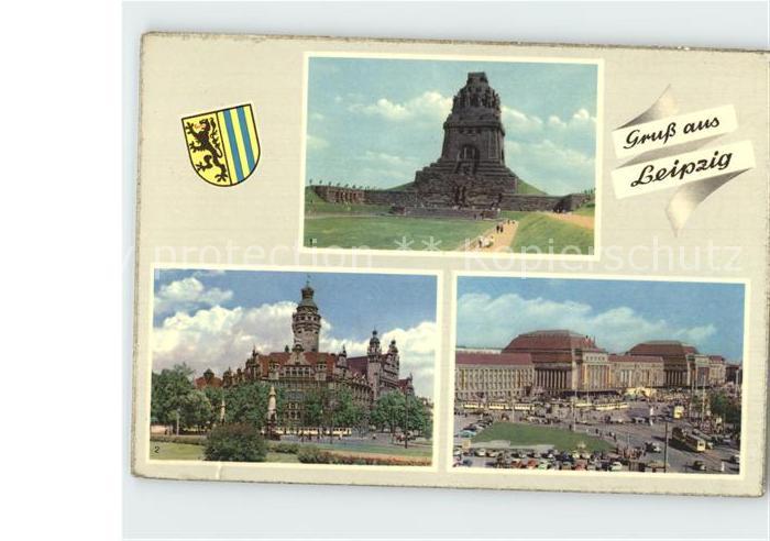 LEIPZIG Sachsen Voelkerschlachtdenkmal