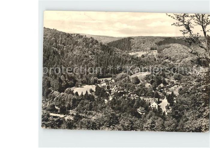 Treseburg Harz Fliegeraufnahme