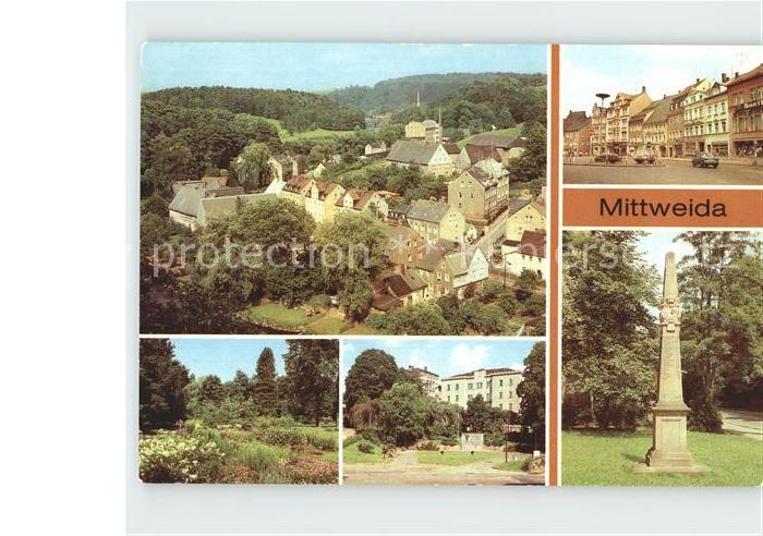 Mittweida Neudoerfchen Postmeilensaeule