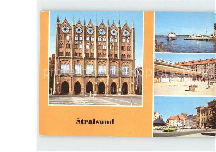 Stralsund Mecklenburg Vorpommern Leninplatz Kaufhaus Knieper