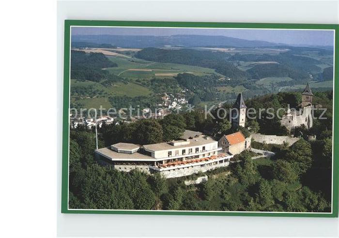 Muehltal Hessen Fliegeraufnahme Burg Frankenstein