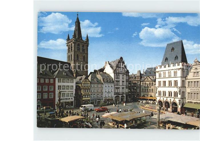 TRIER CITY Hauptmarkt mit St. Gangolph