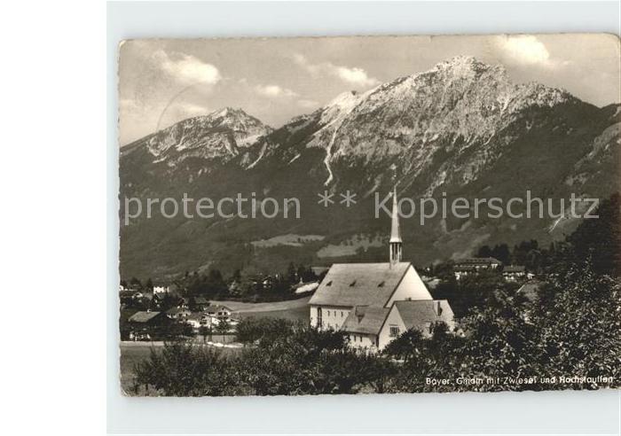Bayerisch Gmain Kirchenpartie mit Zwiesel