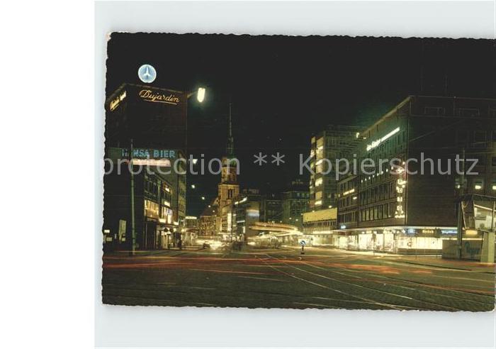 DORTMUND  CITY Kampstrasse bei Nacht