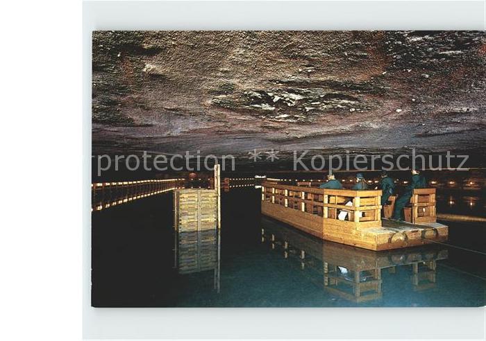 BERCHTESGADEN Bayern Salzsee im Salzbergwerk