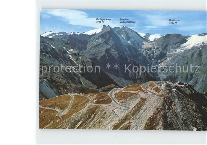 Grossglockner Hochalpenstrasse Parkplatz Edelweissspitze