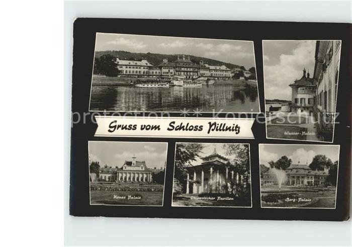 Pillnitz Schloss mit Palais