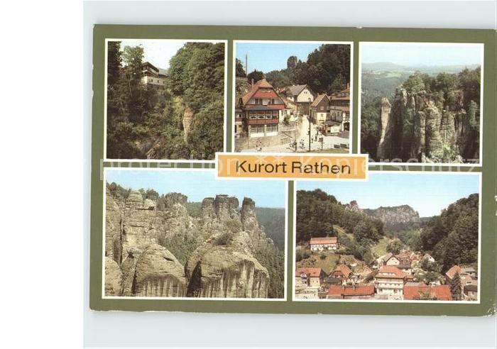 Rathen Saechsische Schweiz Felsenburg Neurathen Berghotel-Bastei