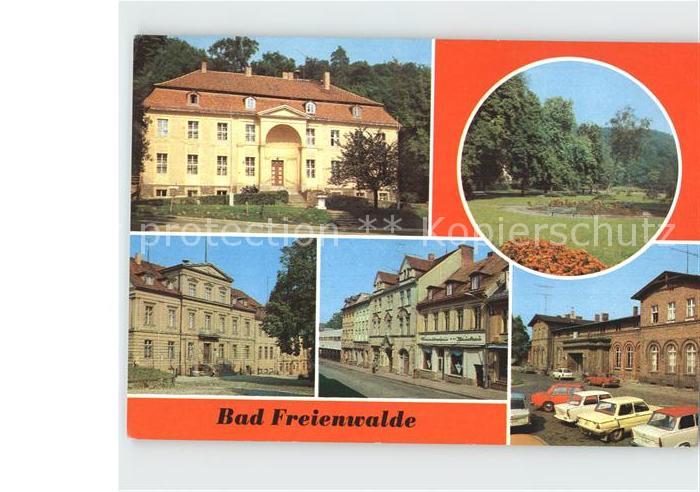 Bad Freienwalde Kurpark Markt Leninstrasse