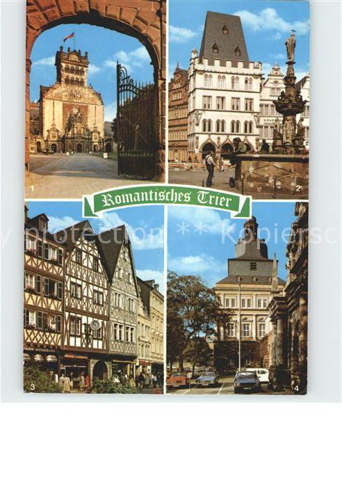 TRIER CITY Abtei St. Matthias Steipe und Rotes Haus