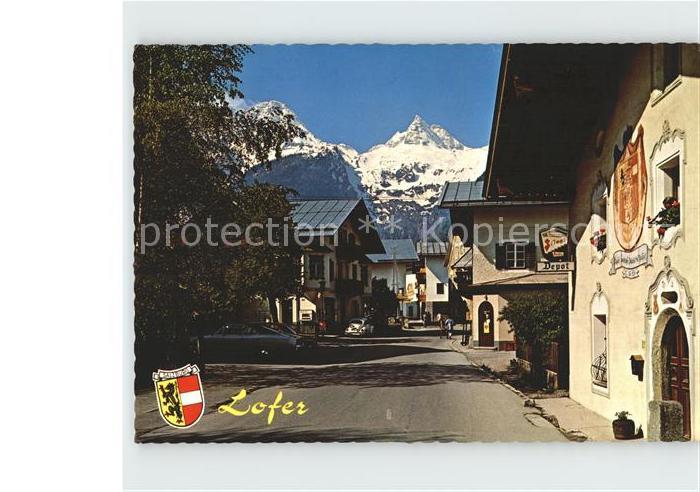 Lofer Ortspartie mit Reithorn