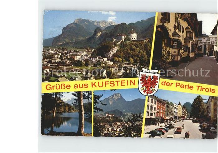 Kufstein Tirol Roemerhofgasse Hechtsee mit Pendling