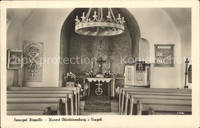 Oberbaerenburg Baerenburg Ev Kapelle Inneres