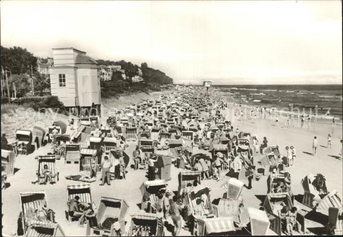 Bansin Ostseebad Strandpartie