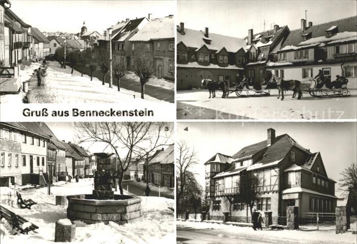 Benneckenstein Teilansicht Reit und Fahrtouristik FDGB Heim Georgi Dimitroff