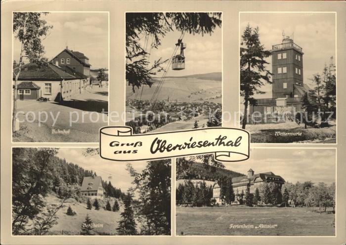 Oberwiesenthal Erzgebirge Bahnhof Seilbahn Wetterwarte Bergheim Ferienheim Aktiv