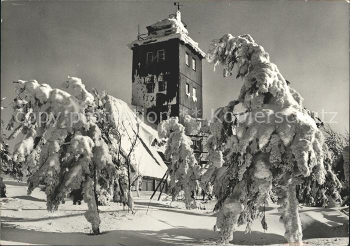 Oberwiesenthal Erzgebirge Wetterwarte