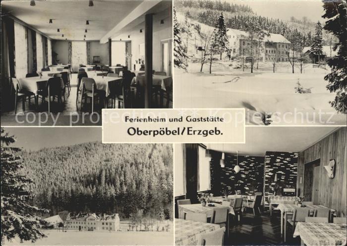 Oberpoebel Ferienheim und Gaststaette Speisesaal