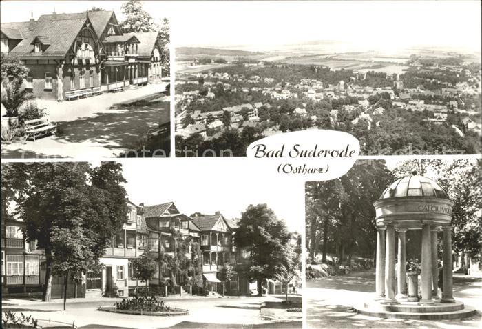 Bad Suderode Kurpark Badehaus Rathausplatz Behringerbrunnen