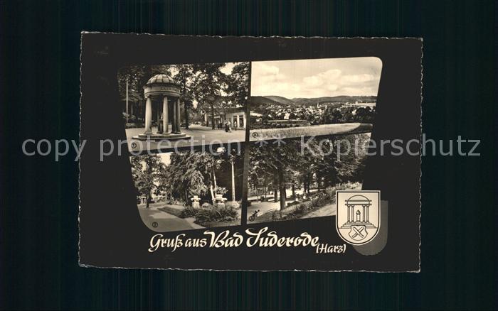 Bad Suderode Calciumquelle Kuranlagen Ortsblick