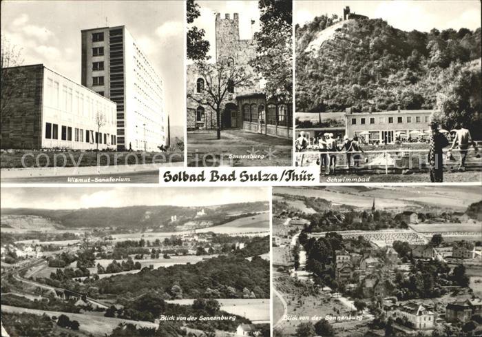 Bad Sulza Wismut Sanatorium Sonnenburg Schwimmbad Panaorama Total